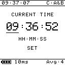 Log4.PoE Device Set Time Screen