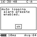Log4.PoE Autolog preset screen