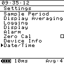 Log4.USB Device Settings Screen