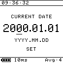 Log4.USB Device Set Date Screen