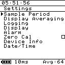 Log4.USB menu screen
