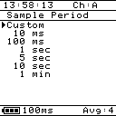 Log4.PoE Sample period window